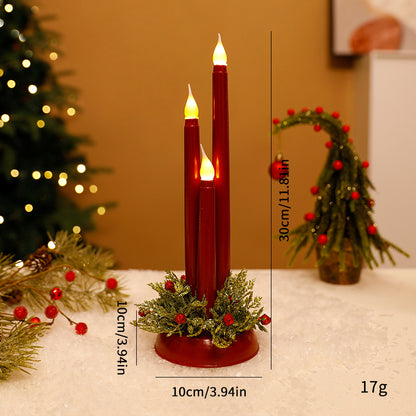 Classic Glow LED Christmas Candle
