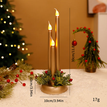Classic Glow LED Christmas Candle