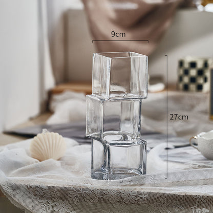 Luxuriöse handgefertigte unregelmäßige Glasvase – Modernes und einzigartiges Design