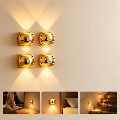 Draadloze LED Wandlamp met Bewegingssensor