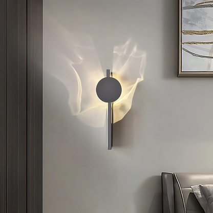 Wave | Nordic Modern Minimalist Stainless Steel Wall Lamp for Atmospheric Lighting